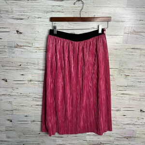 Per una pink  sparkly skirt midi NWT